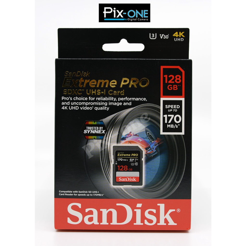 SANDISK EXTREME PRO SD 128 GB (170 Mb/s)