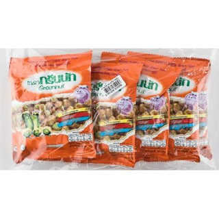 กรีนนัท ถั่วลันเตาอบกรอบ รสกุ้ง ขนาด 40กรัม ยกแพ็ค 6ถุง GREENNUT CRISPY GREEN PEAS SHIMP