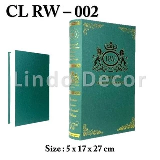 หนังสือตกแต่ง หนังสือปลอม Decor Book Classic พร็อพถ่ายรูปสไตล์คลาสสิค ลวดลายสวยงามคมชัด (CL RW)