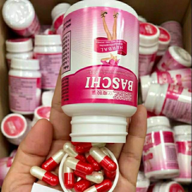 💝บาชิควิกสลิม Baschi Quick Slimming💝บาชิชมพู ขาวมุข-ชมพู💖