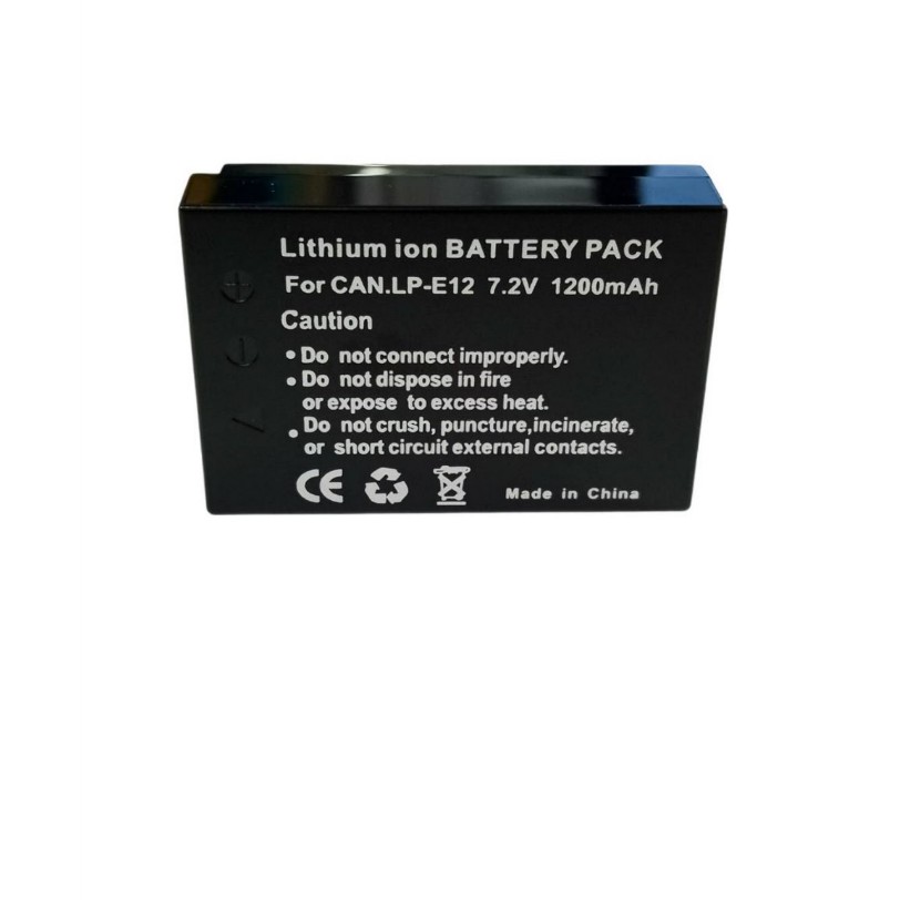 LP-E12 แบตเตอรี่แคนนอน EOS 100D,EOS M,EOS M2,EOS M10 Canon Battery (0013)