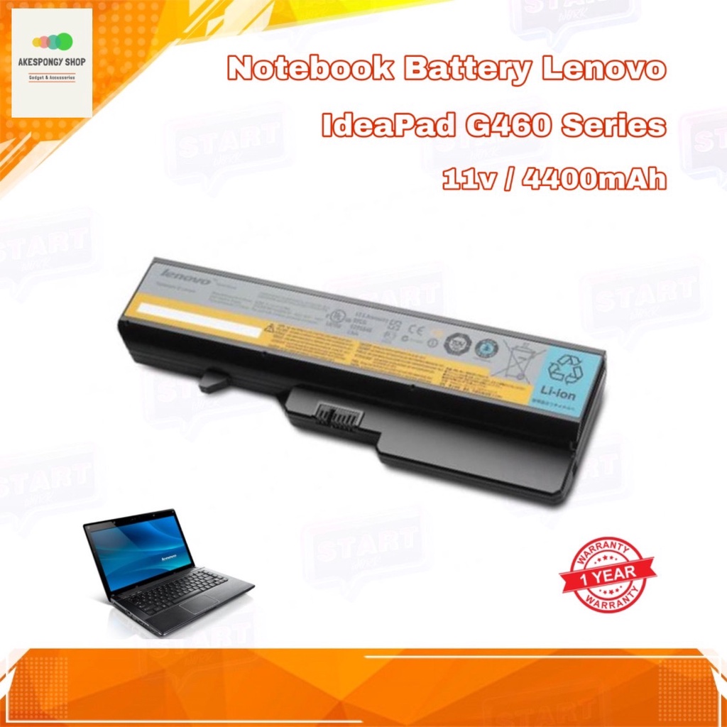 แบตโน๊ตบุ๊ค Notebook Battery Lenovo Ideapad G460 G465 G470 G560 G565 G56 G570 G770 B470 B570 V360 Z460 Z560 Series