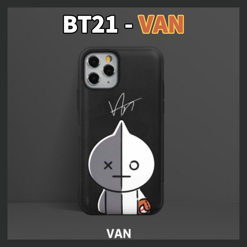[:Bt21] เคสโทรศัพท์มือถือ นิ่ม ลาย VAN Official Hang Out Cutie สําหรับ ไอโฟน 11 11 Pro 11 Pro MAX XS MAX XR XS X 8+ 7+ 8 7 6+ 6