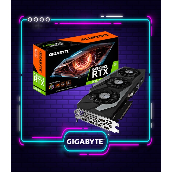 Gigabyte การ์ดจอ GF RTX3080Ti GAMING OC 12G(GV-N308TGAMING)