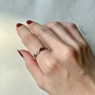 Orachat | Jenny 14k ring. (แหวนตัวเรือนสแตนเลส)