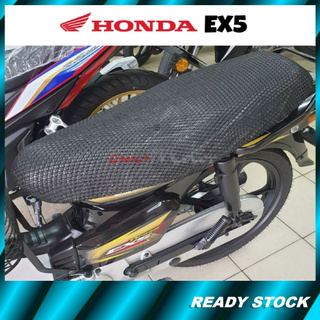 Cm+ ผ้าคลุมเบาะนั่งมอเตอร์ สําหรับ HONDA EX5 Sarung Kusyen 3D Jaring Motosikal ขนาด L