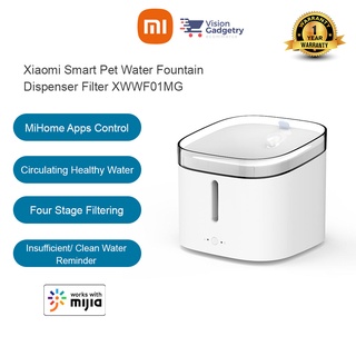 Xiaomi Mijia Pawbby เครื่องกรองน้ําพุสัตว์เลี้ยง สุนัข แมว แบบเงียบ XWWF01MG XWWFE01MG