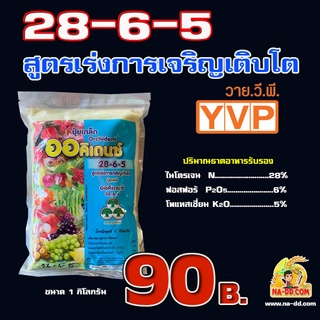 ปุ๋ยเกล็ด 28-6-5 ออคิเดนซ์ ระบบน้ำ ปุ๋ยละลายน้ำ ขนาด 1 กิโลกรัม บำรุงต้น บำรุงใบ