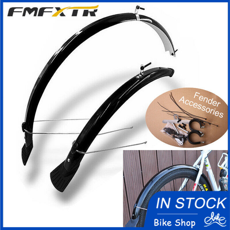 FMFXTR 700C/20/26/27.5/29 "จักรยาน Fenders ชุดบังโคลน PVC ล้อหน้าและหลัง