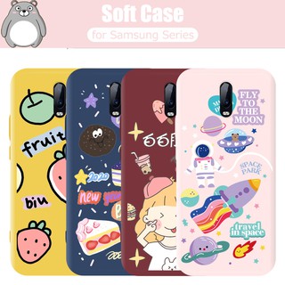 เคส Soft Phone Case Samsung Galaxy Note 10 Lite A42 A32 A52 A72 M42 A21S A12 M12 F12 A81 M60S S10 Lite S20 Plus Ultra M01 M11 M31 A11 Note 20 9 10 Pro A51 A71 A10 A20 A30 A50 A70 A10S A20S A30S A50S A70S M10 M10S A91 M80S Fruit Cartoon Space Girl