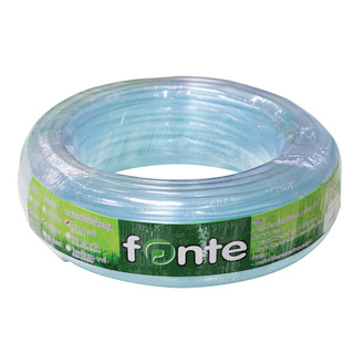 🔥HOT🔥 สายยางใส FONTE รุ่น 5/8x20 m. ขนาด 5/8 นิ้ว x 20 ม. สีขาวใส Watering Systems &amp; Garden Hoses