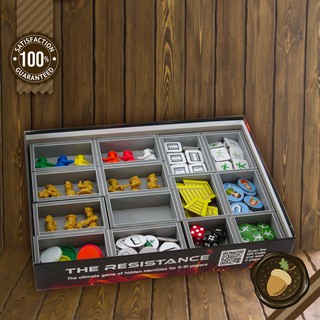 [Accessory Board Game] Folded Space Organizer: Flash Point &amp; Exps ที่จัดเก็บของในกล่องบอร์ดเกม (Boardgame บอร์ดเกม เกม)