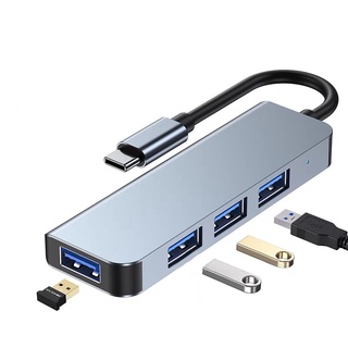 type c USB HUB 3.0 5Gbps 4Ports Splitter Adapter Super Speed High Quality Computer Peripherals Aluminum