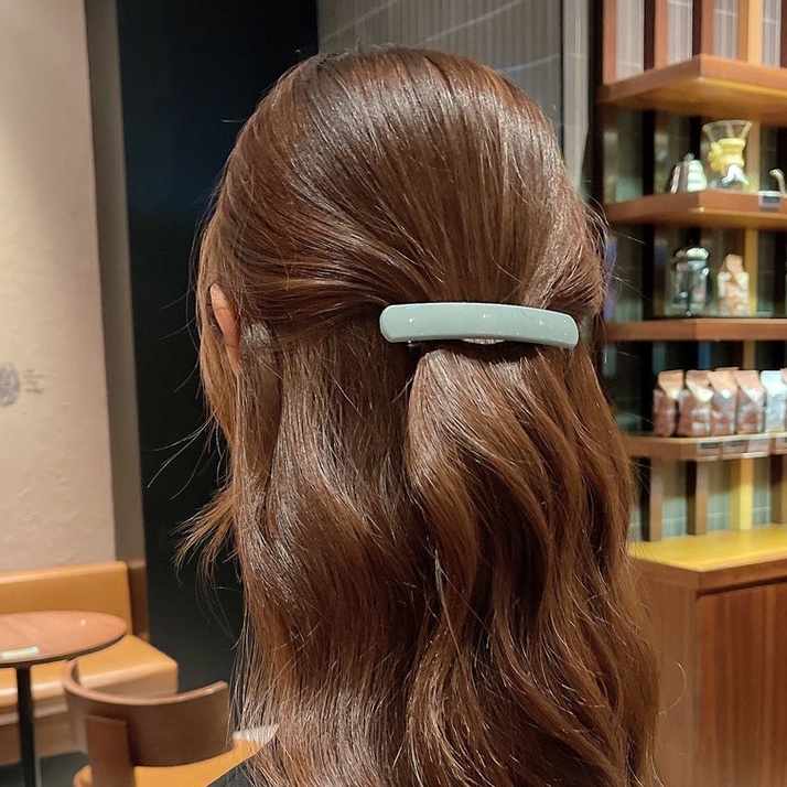 กิ๊บติดผมสปริง Korean Spring Clip ขนาด 9 cm. น่ารักสไตล์เกาหลี หนีบแน่นอยู่ทรง กิ๊บหนีบผม กิ๊บเกาหลี ยางรัดผม กิ๊บแฟชั่น ราคา ถูกที่สุด ดีลบีเคเค แกลเลอรีภาพที่ 9