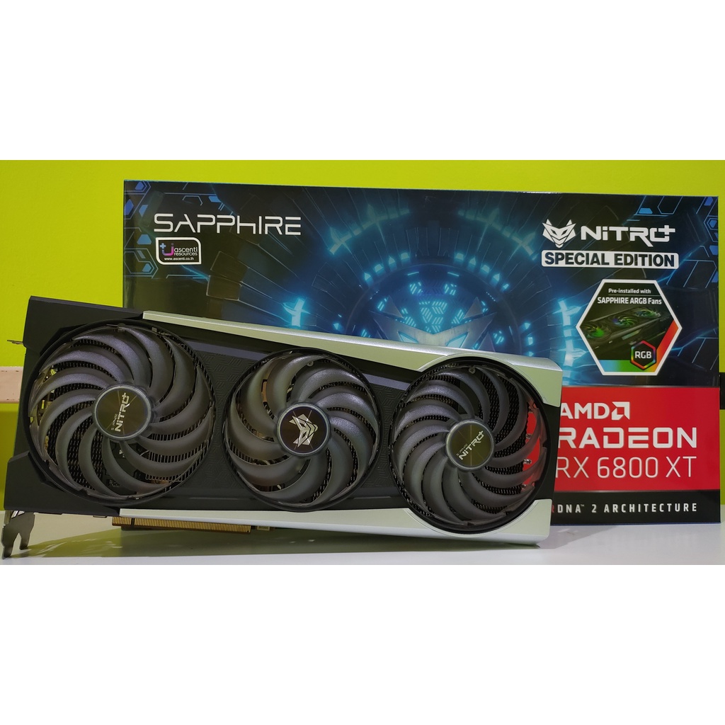 RADEON RX 6800 XT : SHAPPHIRE : NiTRO+ SPECIAL EDITION [มือสอง] ประกันถึง 12/2023