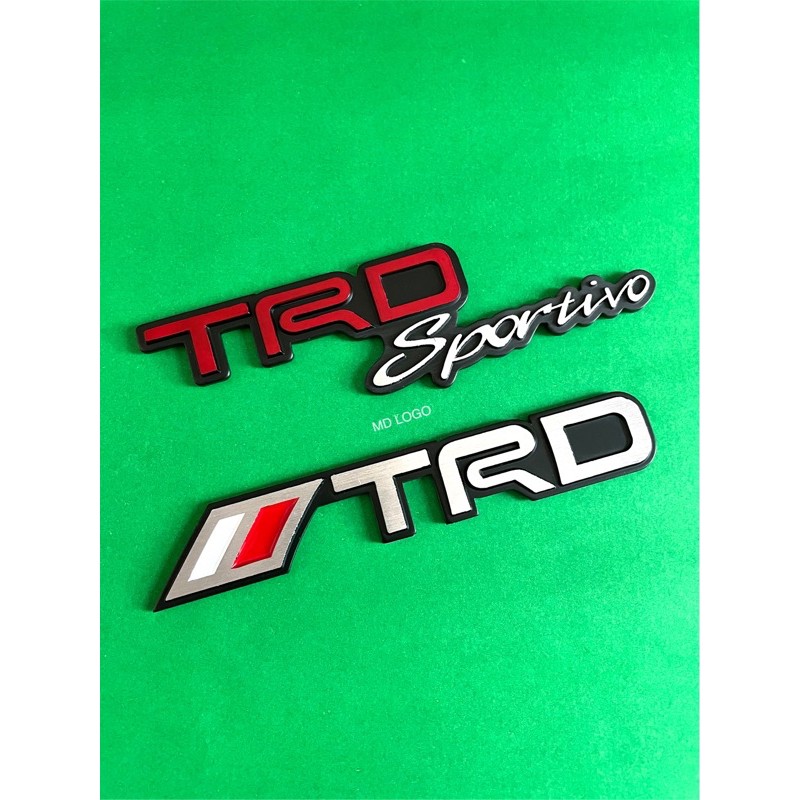 โลโก้TRD ,TRD SPORTIVO อะลูมิเนียม ราคาต่อชิ้น