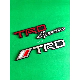 โลโก้TRD ,TRD SPORTIVO อะลูมิเนียม ราคาต่อชิ้น