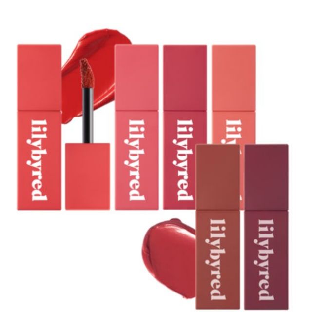 Lilybyred Romantic Liar Mousse Tint #1 Apple Filling, 07 Cranberry Jam