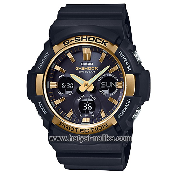 นาฬิกา Casio G-Shock Standard ANALOG-DIGITAL Tough Solar GAS-100 series รุ่น GAS-100G-1A (สีดำ-ทอง) ของแท้ รับประกัน1ปี