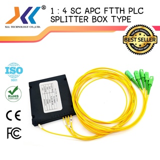 SPLITTER FIBER OPTIC SC/APC 1X4 (SC34)