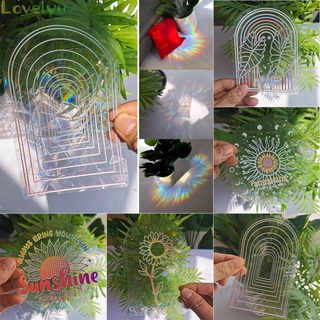 【LOVELYU】PVC Sun Catcher Multi-Style Wall Stickers Rainbow Glass Sticker Home Bedroom Decoration【Good Quality】