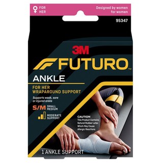 3M Futuro Ankle For Her พยุงข้อเท้า รุ่นปรับกระชับได้ สีเทา