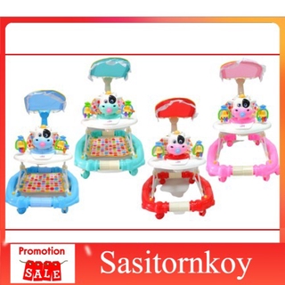 sasitornkoy รถหัดเดินราคาถูก รถหัดเดินเด็กอ่อน ่ม ปรับโยกเยกได้ ปรับระดับได้ 5 ระดับ มี3 สี รถหัดเดินเด็ก รถหัดเดินวงกลม