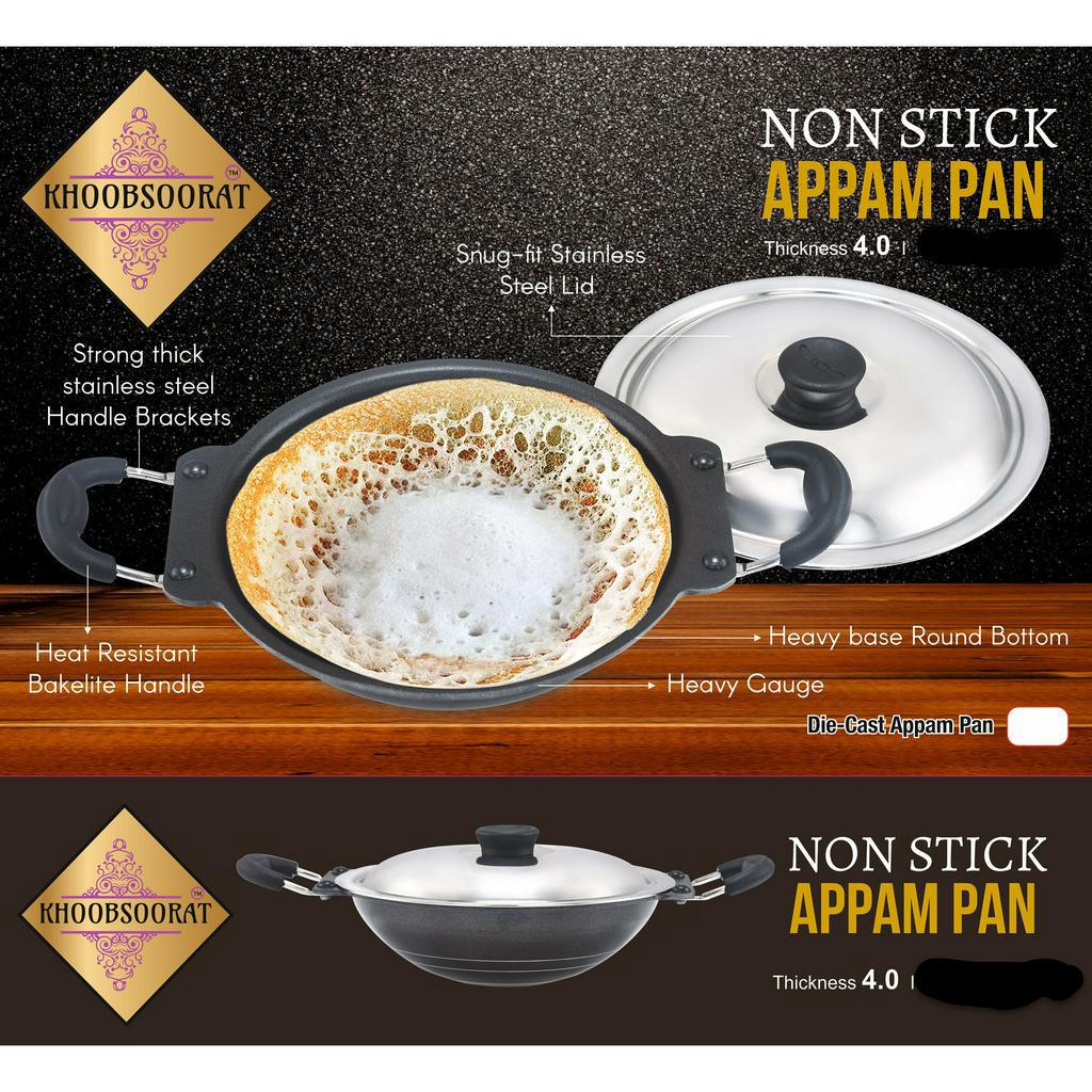 Kohobsoorat Appachatty/Appam pan Xtra Deep(22CM)/Normal(22cm)