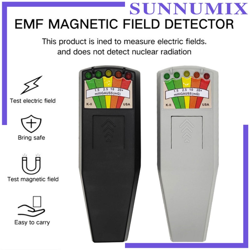 [SUNNIMIX] K2 สนามแม่เหล็กไฟฟ้า EMF Gauss Meter Gauss Meter