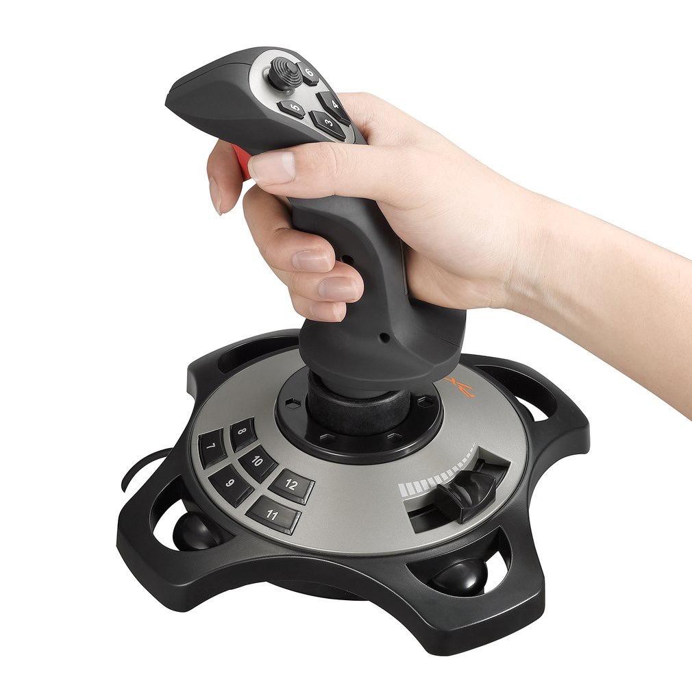 PXN-2113 จอยสติ๊กเที่ยวบิน USB สําหรับ Flight Simulator