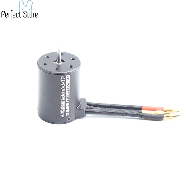 Dilwe Set Motore Brushless RC, 3650 3900KV Scheda Programma Motore Brushless 60A ESC e Parti di Aggiornamento BEC RC Impermeabili per Auto RC 1/10