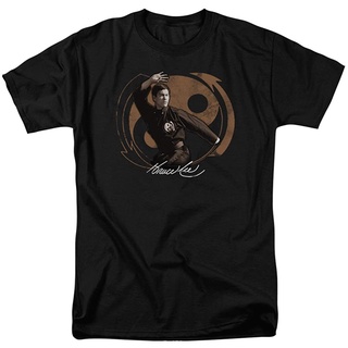 เสื้อยืดแขนสั้น ผ้าฝ้าย พิมพ์ลาย Bruce Lee Jeet Kun Do Pose สําหรับผู้ชาย และผู้หญิง