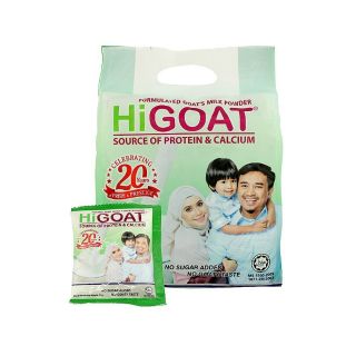 นมแพะ HIGOAT SUSU KAMBING  HALAL HI GOAT 15s X 21g