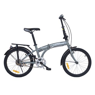 Folding bike FOLDING BIKE GRANDE SINGLE SPEED GREY bike Sports fitness จักรยานพับ จักรยานพับ GRANDE SINGLE SPEED สีเทา จ