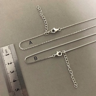 JEWELLYN Silver Chain สร้อยเงินแท้ปรับความยาวได้ 16-18นิ้ว