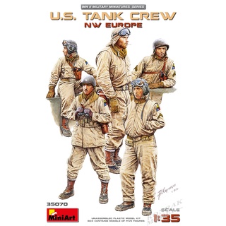 โมเดลฟิกเกอร์ MI35070 U.S. TANK CREW. NW EUROPE 1/35