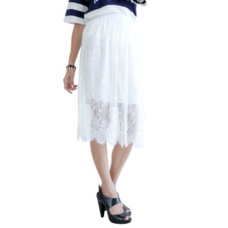 Mirror Dresss Sheer Lace Skirt