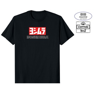 เสื้อยืดคอกลมเสื้อยืด RACING เสื้อซิ่ง [COTTON 100%] [YOSHIMURA]S-4XL