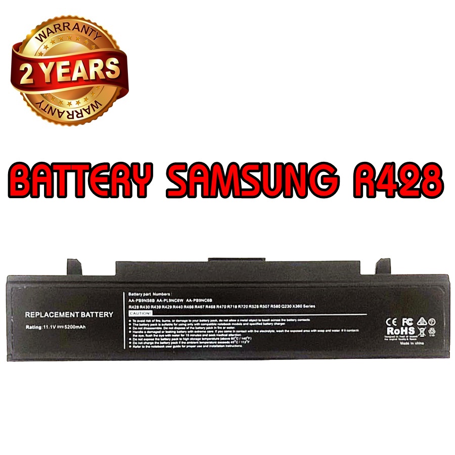 รับประกัน 2 ปี BATTERY SAMSUNG R428 แบตเตอรี่ ซัมซุง R478 R423 R429 R430 R439 R440 R466