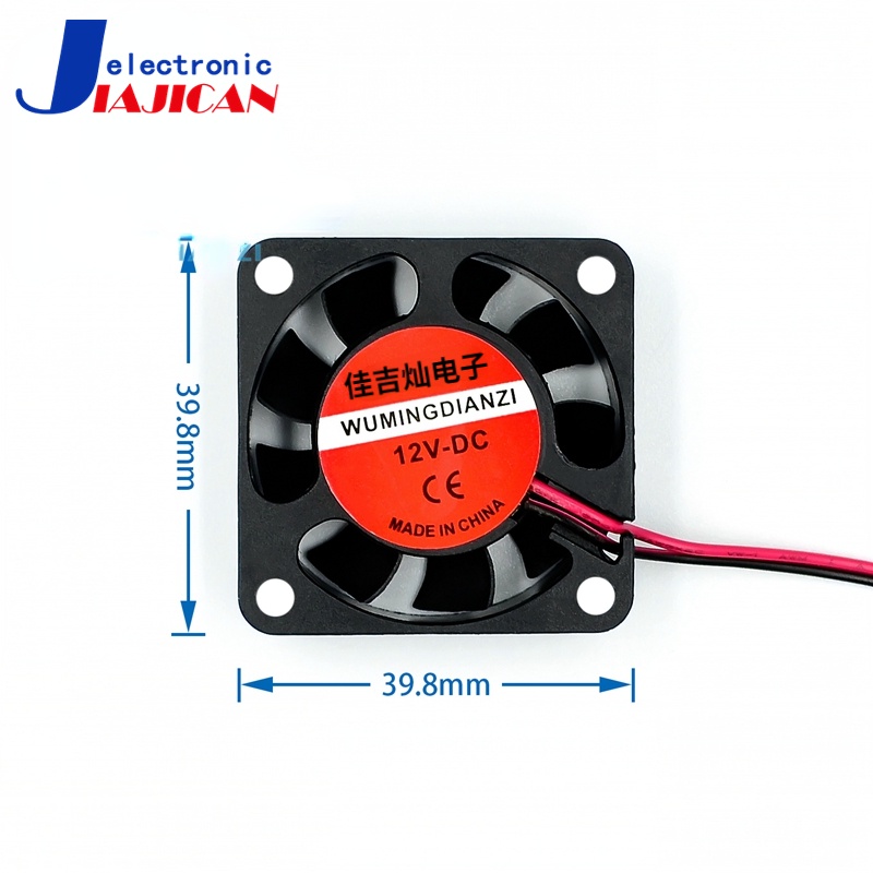พัดลมระบายความร้อน ขนาดเล็ก อุปกรณ์เสริมเครื่องพิมพ์ 3D 12V 4010 40x40x10 มม