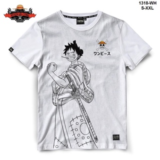 เสื้อยืดวันพีช One Piece 1318-WH : LUFFY