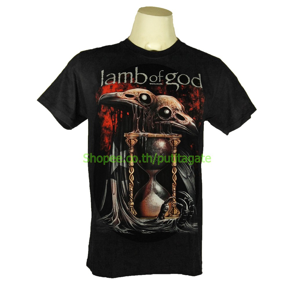 เสื้อวง Lamb Of God ไซส์ยุโรป แลมบ์ ออฟ ก็อด PTA1685 ผ้ายืดวงดนตรีร็อค Rockyeah