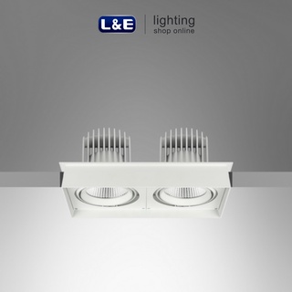 ชุดโคมไฟดาวน์ไลท์แบบฝังพร้อมหลอดไฟ LED L&amp;E รุ่น Tize(56)