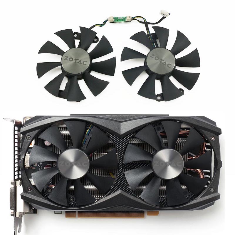 GTX960 950 AMP ZOTAC Edition กราฟิกการ์ดพัดลมระบายความร้อน GA91S2H pxc2