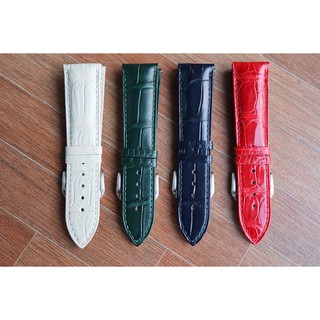 สายนาฬิกา หนังจระเข้ รุ่น Crocodile Straps Buckle Style