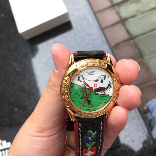 นาฬิกา edox จากช็อปที่สวิตเซอร์แลนด์ น่ารักปุ้กปิ้มากค่ะ