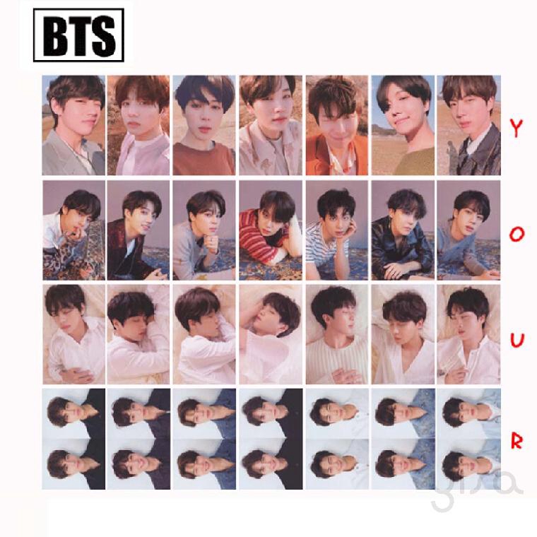 ready Stock] Bts Cod Bt21 Army Kpop Bangtan Boy 7 ชิ้น Fake Love อัลบั้มภาพโปสเตอร์การ์ด 316