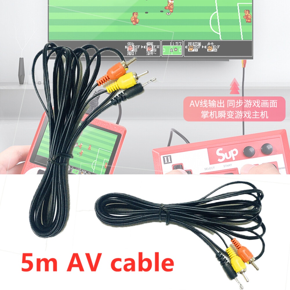 สายเคเบิล AV ยาว 5 เมตร สําหรับเกมคอนโซล SUP Gameboy Audio Video Cable To Connect TV