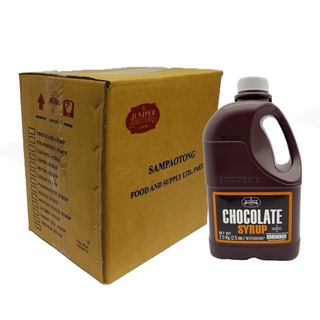 ยกลังJuniper Chocolate Syrup 2.5 KG. (จูนิเปอร์ ช็อกโกแลต ไซรัป 2.5 กิโลกรัม)**จำกัดการซื้อ 1ลัง / ออร์เดอร์**