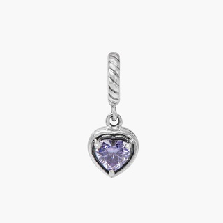 Moress Amethyst Heart Dangle บีทติ้งหัวใจ